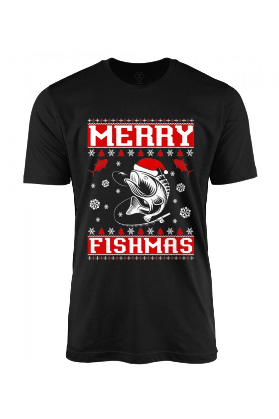 Koszulka męska Merry Fishmas